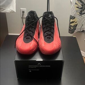 adidas Red and Black Athletic Shoes